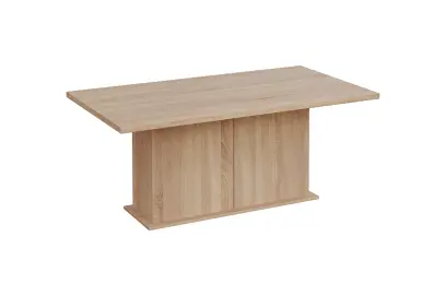 JDS 180 stůl jednací, obdélníková deska lamino - dub bardolino